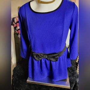Forever 21 plus peplum top